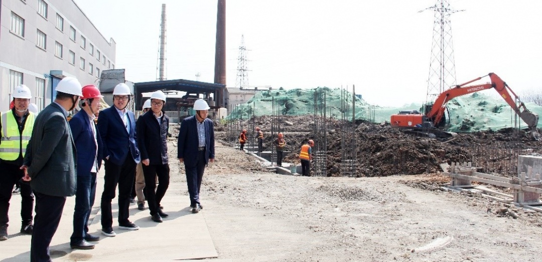 同頻共振一盤棋,融合聚力開新局——雪浪環境董事長視察江豐技改項目